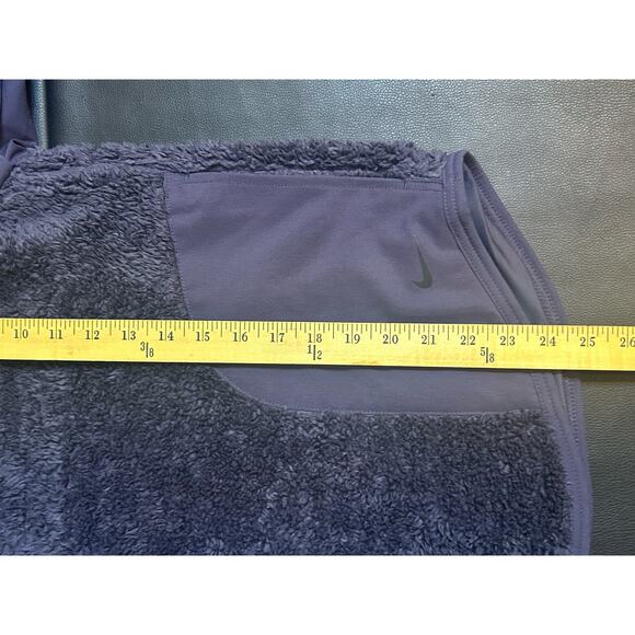 Nike Fuzzy Sherpa Teddy Bear Hoodie Pullover Women Size Small Athletic - Picture 6 of 8